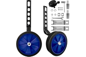 TenFans Stabilisateurs de Vélo pour Enfants - Stabilisateurs Roue Velo Réglables - Version Robuste Arrière Robuste pour Vélo à Vitesse Unique pour Enfants 12, 14, 16, 18, 20 pouces
