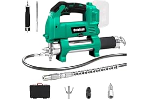 Catolsss Akku Fettpresse für Makita 18V Akku, 12000 PSI Druck 100cm Hochdruckschlauch, Bürstenlose elektrische Fettpresse für LKWs, Bauernhöfe, BAU und DIY (ohne Akku)