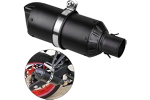 SAGREENY 38 51mm Universal Motorcycle Muffler Exhaust Slip on Exhaust Pipe 1.5" 2" inlet with Silencer Removable DB Killer For Dirt Bike Street Bike Scooter ATV