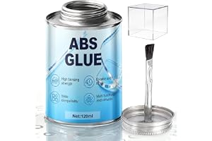 Plastlim, glaslim, 120 ml, stark och hållbar vidhäftning | Akryllim, vattentålig, för ABS, PVC, metall, keramik och plastytor