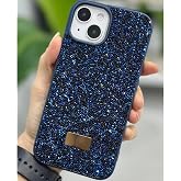 Coverzone iPhone 12 ile Uyumlu Elmas Desen Taşlı Kılıf &ndash; 2 mm Kamera &Ccedil;ıkıntı Koruma, Işıltılı L&uuml;ks Şık Darbe Emici Kapak Laci