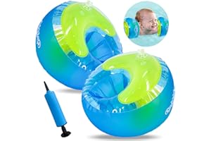 ‎HELIMWINT Schwimmflügel, Schwimmflügel Kinder 4-13 Jahre, Swimsafe Gerät Schwimmhilfe Gerät für Anfänger für Mädchen Jungen, Empfohlenes Gewicht (L für 20-45kg（23-28cm）)