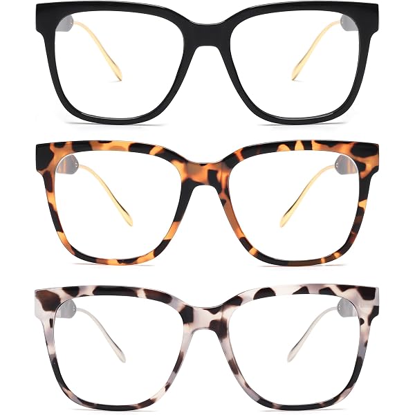 Lunettes Loupe Femme - Monture Marron écailles - Dioptrie +4 - Grand Modèle - Neuf Avec étiquettes