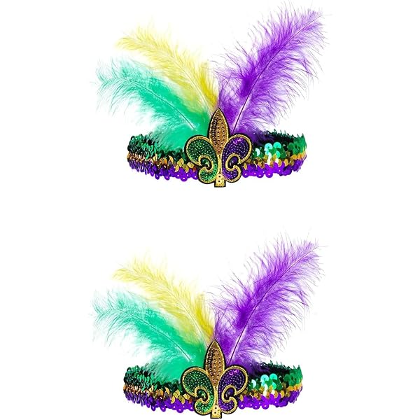 Ulalaza Flapper Headband – Feder-Headpiece Mit Strass, Für Roaring 20s, Gatsby-Party & Karneval