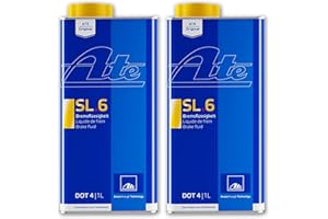 ‎ATE ATE 2X ORIGINAL Bremsflüssigkeit Brake Fluid SL.6 DOT4 1 Liter / 03.9901-6402.2