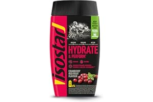 ISOSTAD Isostar Hydrate & Perform - Bebida Electrolítica Isotónica para Optimizar el Rendimiento Deportivo, Arándanos, 560 g, 14 raciones