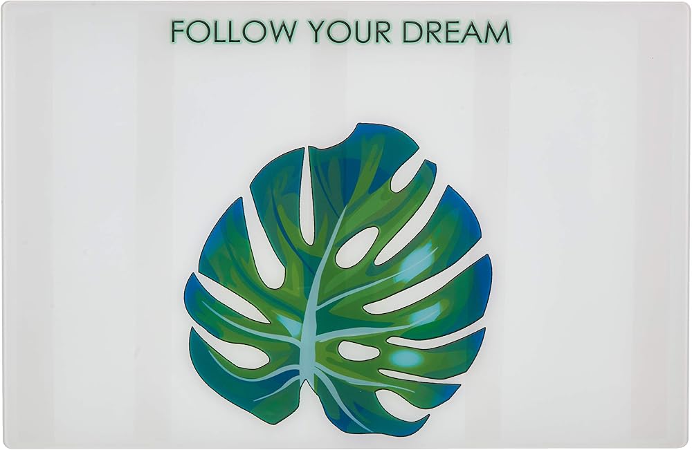 Decorita 10011507200 Follow your Dream,Cam Ocak Arkası Koruyucusu, 49,5cm x 76cm