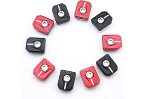 SHABIER One Piece 5g 7g 9g 11g 13g Red/Black Optional Golf Slide Movable Weights for Taylormade M1 M2 Driver (1X 9g Black Weight)