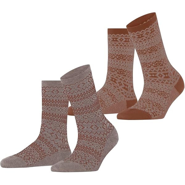 ESPRIT Damen Socken 2er Pack | Halblang, Gerippt, Mit Lyocell-Anteil