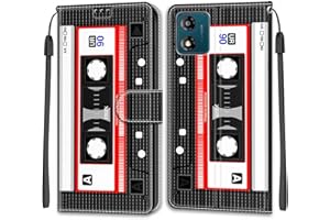 KENHONER Phone Case for Motorola Moto E13, Magnetic Closure Cover Case Card Slots Kickstand Shockproof Protective Case for Motorola Moto E13