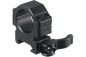 UTG Paire de Colliers Bas de diamètre 25, 4 mm a l'evier Montage pour Optique Mixte Adulte, Noir Mat