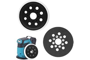 MIYUANGKJ 125mm Schleifteller Exzenterschleifer Passend für BOSCH PEX 220 A, GEX 125-1A, GEX 125-1 AE, PEX 220 AE, Skil 7402/7490, 8-Loch-Schleifpolierscheibe Zubehör 2 Stück Sander Backing Pad
