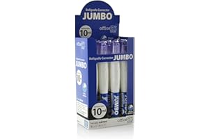 office box Corrector de Tinta Liquida en Bolígrafo JUMBO - 10 ml - Corrector Liquido de Secado Express, Punta Metálica Suave y Precisa – Invisible en Fotocopias- (Pack 12 Unidades)