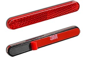 polarmotor Catadióptrico Moto Homologado E4 101 × 13 × 6 mm, Reflector Universal 2 piezas