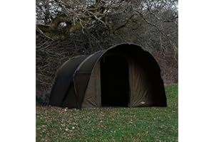 NGT Profiler XL 2 Man Carp Fishing Bivvy System with Hood + Winter Overwrap – Heavy Duty Shelter, Windproof and Waterproof 5000mm, 210D Fabric, Compact, Ideal for All Weather, Includes Full Skin Cover