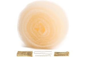 YGQQOY Relleno de pelo para recogido, relleno de cabello, esponja para recogido, bultos para insertar volumen, rubio