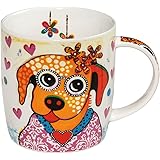 Maxwell Williams - Tazza con mucca "Betsy", in porcellana, multicolore, Porcellana, Posey (Dog)