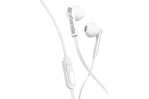 Urbanista San Francisco Écouteurs [ Oreillettes DYNAMIQUES ], Gestion des appels avec Microphone, entrée stéréo 3,5 mm – Fluffy Cloud