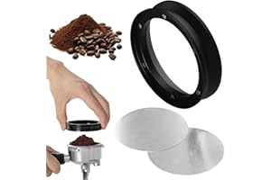 Doseertrechter, espresso, aluminium, koffie-doseerring, magnetische doseertrechter, voor 51 mm/53 mm/58 mm, filterhouder (51 mm