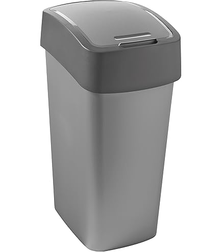 Curver Flip Bin 50 liter zwart