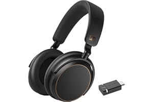 Sennheiser ACCENTUM Special Edition - ACCENTUM Bluetooth-Kopfhörer und BTD 600 Bluetooth-Dongle - 50 Stunden Akkulaufzeit, hybride ANC-Technologie, Dongle mit USB-A-/USB-C-Adapter - Schwarz/Kupfer