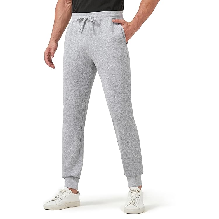 Zylioo Lange joggingbroek met zijstrepen voor heren, lange