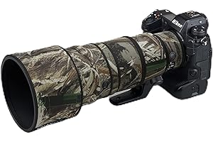ROLANPRO Manteau de camouflage pour Nikon Z 400 mm f4.5 VR S Camouflage Housse de protection pour objectif - #19 Herbe imperméable