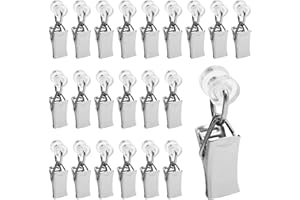 EASYKEENECOM 55 Stück T-Glider Vorhangklammern, Gardinenklammern, Vorhang Clips, Vorhang Klammern, Gardinenhaken für Schienen, Vorhang Haken Gardinenröllchen für Schiene, Riemenscheibe Vorhang Clip für T-Schienen