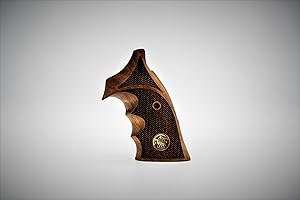 Deep Grips Brand Smith Wesson K/L/X – Rahmen aus Walnussholz mit runder Spitze