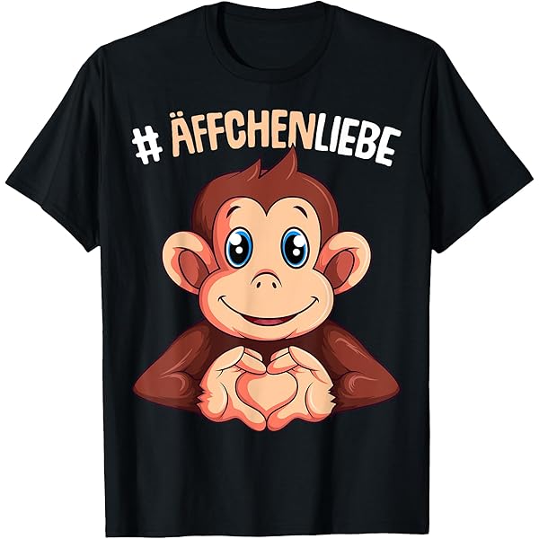 Lustiges Affen Kostüm T-Shirt - DIY Affen Verkleidung Für Erwachsene & Kinder