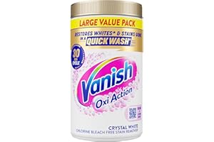 Vanish Stain Remover, Gold Oxi Action Powder, 1.41kg, Restores Whites and Protects Laundry from Greying, Removes Stains, Odours Laundry Detergent Leave Behind, Bleach Free