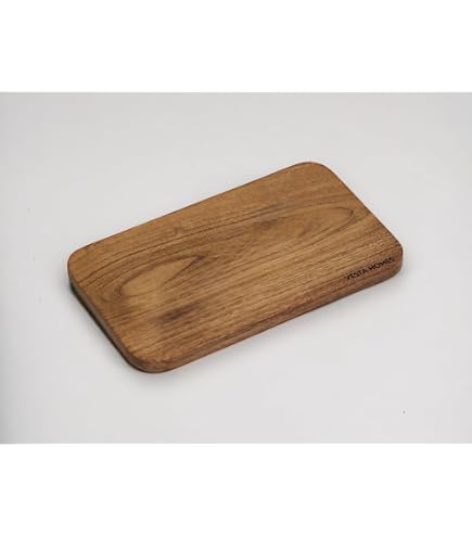 Solid Teak Wood Cutting Board Set - Non Glued Thick Chopping 937913