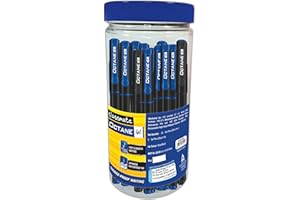 Classmate Octane- Blue and Black Gel Pens (Pack of 25)|Smooth Writing Pens|Water-Proof Ink for Smudge-Free writing|Preferred 