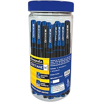 Classmate Octane Gel - Jar of 25 pens (assorted) -