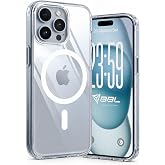 Babilden iPhone 16 Pro Max İ&ccedil;in Kılıf Magsafe İle Uyumlu Şeffaf Sert Kristal Mika Sararmaz Telefon Kılıfı