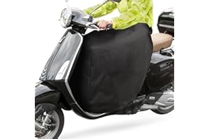 RASHION Coprigambe Scooter Regolabile Coperta Calda Coprigambe Moto Copri Gambe per Scooter Antivento e Impermeabile Protezione dal Freddo per Gambe dello Scooter Taglia Universale