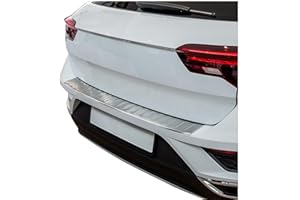 ‎TUNING-ART tuning-art BL932 Ladekantenschutz mit Abkantung passend für VW T-ROC Typ A1 2017- Heute/auch passend für das Facelift sowie das Cabrio, Farbe:Silber