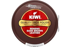 KIWI Shoe Polish, Dark Brown, 50ml