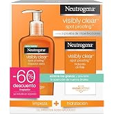 Neutrogena Visibly Clear Spot Controlling Facial Care Routine with Salicylic Acid, Contains a Facial Cleansing Gel (1x200ml)