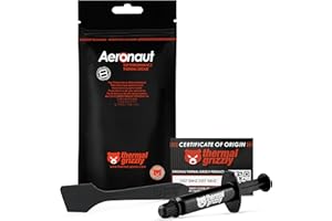 Thermal Grizzly - Aeronaut - 1 Gram - High Performance Thermal Paste - Ideal Entry Level Thermal Paste - Compatible with Most Cooling Solutions CPU/GPU/PS4/PS5/Xbox