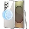 UGREEN Samsung Galaxy S25 Ultra Case MagSafe Cover, [S-Pen Supported], [Innovative iCrystal Tech], [MIL-Grade Protection], [Anti-Scratch], Magnetic Protective Slim Clear Transparent Case 6.9 inch