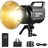 NEEWER FS150B Continuous Video LED Light 130W Bi Color COB with App/2.4G | Silent continuous lighting, 4 dimming types, 72000