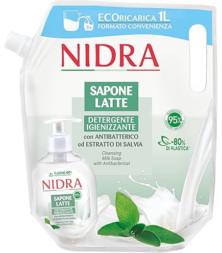 Fresh&Clean Sapone Liquido Antibatterico Ecoricarica 100ml, 1000ml :  Amazon.it: Bellezza