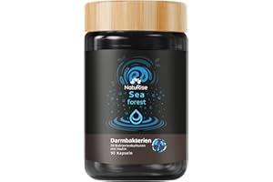 NatuRise® Darmbakterien 90 Kapseln – Hochdosiert & mit Inulin – 30 Milliarden Bakterien (Tagesdosis) für eine gesunde Darmflora – Hartkapseln ohne Carrageen - Laborgeprüft - UV-Glas