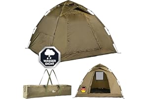 ‎Q-TAC Q-Tac Ruck Zuck Bivvy Angelzelt 2 Mann [DAS ORIGINAL] Karpfenzelt mit herausnehmbarer Bodenplane, Angel Zelt ohne Boden, RuckZuck Anglerzelt