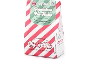 HAYPIGS Pigalicious 300g Bag Pea Flakes for Guinea Pigs - Guinea Pig Treats - Peaflakes for Hamster Treat, Rat or as Rabbit Treats Boredom Breaker - Guinea Pig Gifts