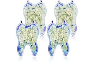 SKHAOVS 200 Piezas Corona de Dientes Dentaduras Postizas Instantáneas, Corona de Dientes Resistente Temporal, Kit de Reparación de Dientes Temporal, Dientes Frontales Dientes Posteriores