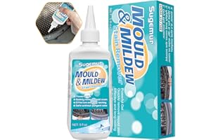 Sugemur Mould Remover, Large Capacity Mould Remover Gel, Household Mildew Removal, Mould and Mildew Cleaner for Toilet Washing Machine Seal Bathroom Kitchen Sink Tile Grout Stains (210g*1)