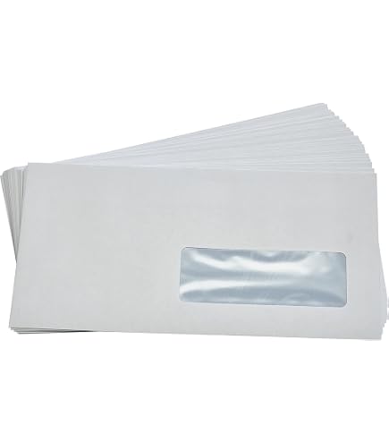 CONF.40 BUSTE COMMERCIALI CARTA EXTRA BIANCA 110X230MM.80GR. CON