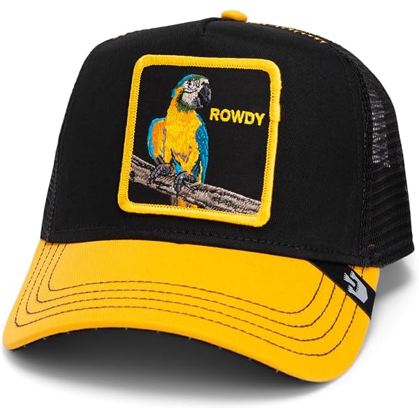 Goorin Bros Cappello Trucker Grigio E Giallo – Duck Off Ducking Autocorrectt Happy Thoughts